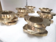Doppelte Schrauben-segmentieren bimetallische Legierungs-Beschichtungs-Extruder-Maschinen-Teile