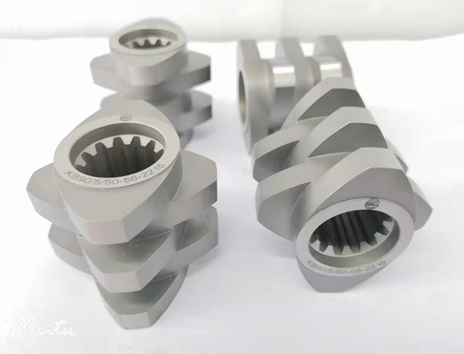 Modell 223 41CrAlMo7 38CrMoAl Twin Screw Counter Rotating Extruder für Erdöl und Leistung
