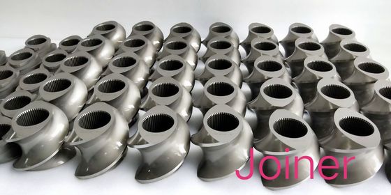 TEX65A-Doppelschneckenextruder-Schrauben-Elemente, die Block Φ15.6 - Φ430mm-Strecke kneten