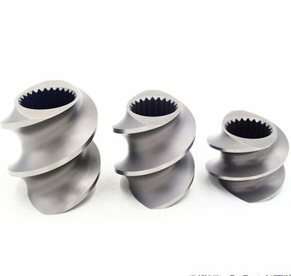 Plastikdoppelschneckenextruder-mischendes Schrauben-Element, das Oberflächenbehandlung sandstrahlt
