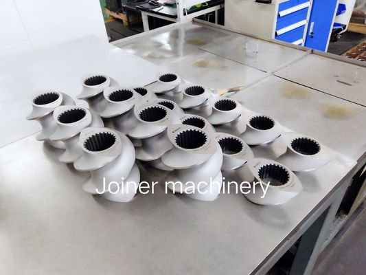 Covey-Schrauben-Element des Silber-ZE77, Extruder-Schrauben-Material HRC58 - Härte 62