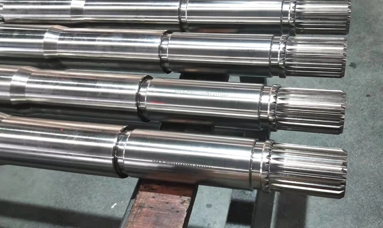 Zwillingschraubenextruder Involute-Spline-Welle Kaltwalzwellen Ersatzteile für die Kunststoffindustrie