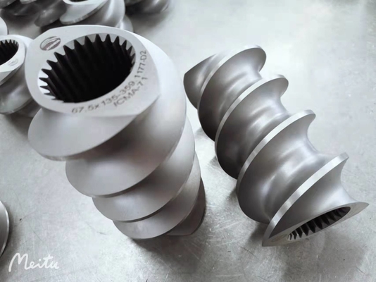 CTE-Extruder 2 Fliegende Schraube 3 Fliegende Schraubelemente für die Kunststoffindustrie