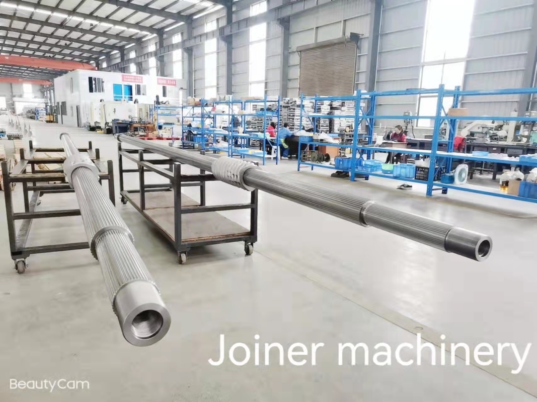 40CrNiMoA-Materialien Extruderwellen mit Kühlsystem für die Aufpuff-Lebensmittelindustrie von Joiner
