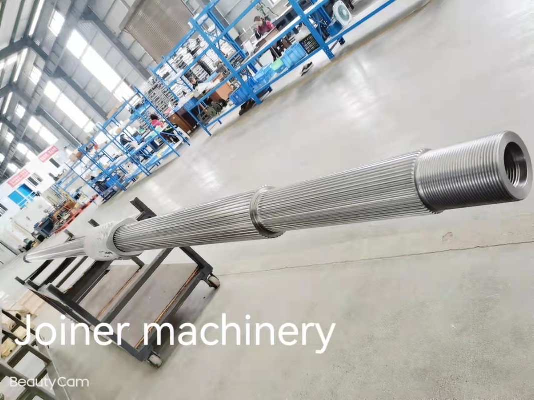 Zwillingschraubenextruder Involute-Spline-Welle Kaltwalzwellen Ersatzteile für die Kunststoffindustrie