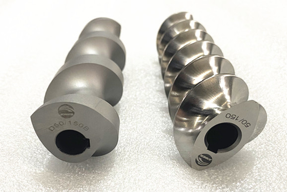 SUS440C Doppelschraub-Extrudermaschinenteile Schraubsegmente für Kunststofftechnik