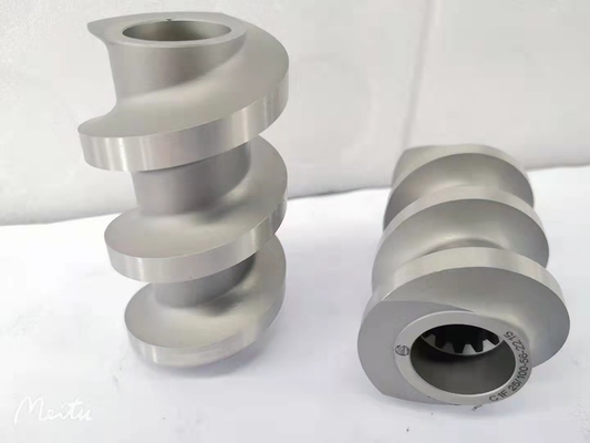 Haltbarer Plastikextruder-verwickelte Keil-Elemente Schrauben-Fass Kurimoto 500mm