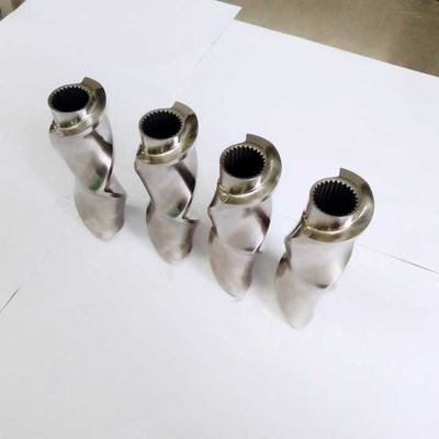 70 drei knetender Block Flighted, Doppelschneckenextruder-Elemente pressen Größe zusammen