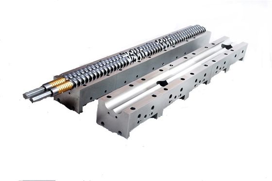 Doppelschrauben-Wellen-zerteilt Plastikextruder-Schrauben-Entwurfs-Extruder-Schraube WR15E-Material