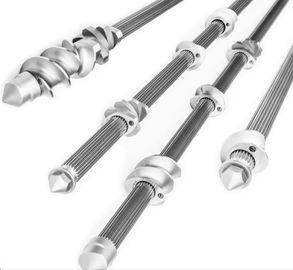 Abnutzungs-Widerstand-Doppelschneckenextruder zerteilt Keil-Schrauben-Welle P.M. HIP materielle verwickelte