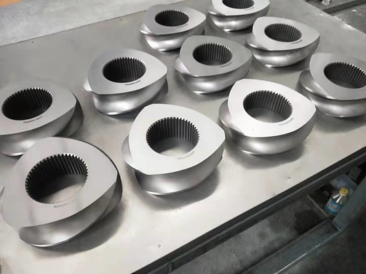 Übermitteln paralleler Extruder W6mo5cr4V2 Schrauben-Elemente für petrochemische Industrie