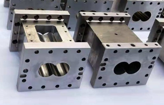 EXTRUDER-rechteckiger Fasszylinder ISO-Management-dauerhafte Präzision CNC Bearbeitungs