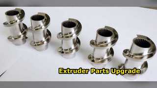 ZSE75 Doppelschneckenextruderteile PP PE POM PVC