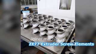 ZE77 Extruderschneckenelemente HRC58-62 Top-Qualität